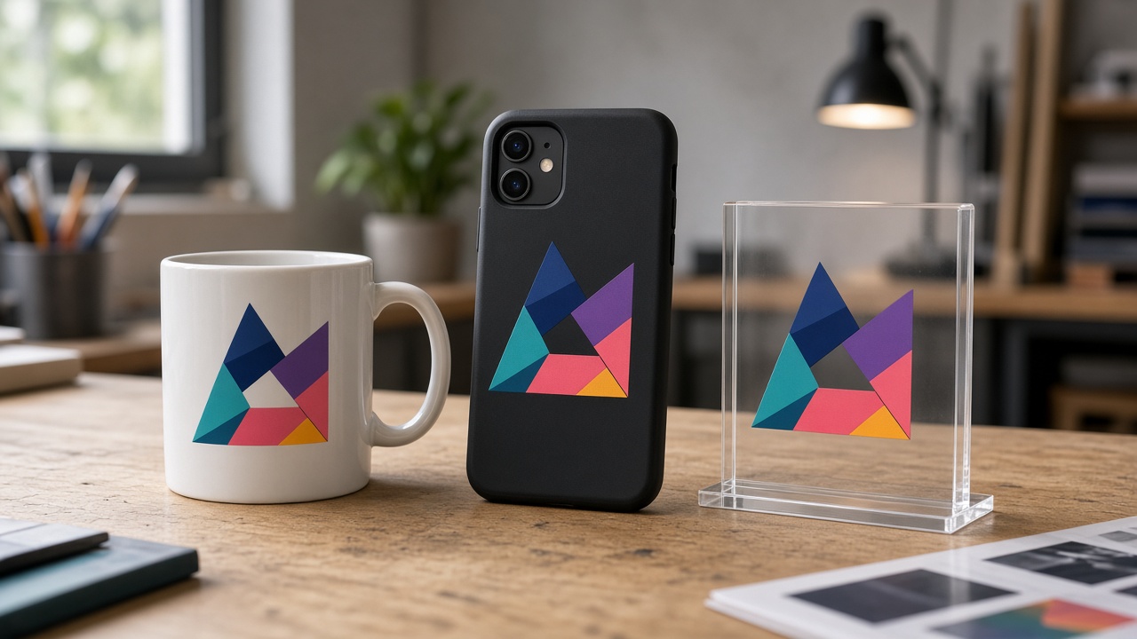 Custom UV printed merchandise